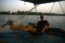 Nick Sailing Felucca On Nile